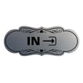thumbnail image 1 of Signs ByLITA Designer In Sign (Brushed Silver) - Large, 1 of 5