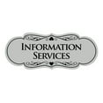 thumbnail image 1 of Signs ByLITA Designer Information Services Sign (Lt Gray) - Small, 1 of 5