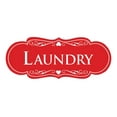 thumbnail image 1 of Signs ByLITA Designer Laundry Sign (Red) - Large 3.5x9", 1 of 1