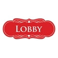 thumbnail image 1 of Signs ByLITA Designer Lobby Sign (Red) - Small, 1 of 5
