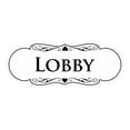 thumbnail image 1 of Signs ByLITA Designer Lobby Sign (White) - Medium, 1 of 5