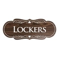 thumbnail image 1 of Signs ByLITA Designer Lockers Sign (Walnut) - Large, 1 of 5