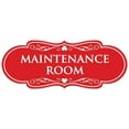 thumbnail image 1 of Signs ByLITA Designer Maintenance Room Sign - Easy Installation | Durable Wall or Door Sign (Red) - Medium, 1 of 3