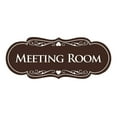 thumbnail image 1 of Signs ByLITA Designer Meeting Room Sign (Dark Brown) - Small, 1 of 5
