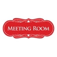 thumbnail image 1 of Signs ByLITA Designer Meeting Room Sign (Red) - Small, 1 of 5