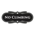 thumbnail image 1 of Signs ByLITA Designer No Climbing Sign (Black) - Large, 1 of 5