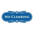 thumbnail image 1 of Signs ByLITA Designer No Climbing Sign (Blue) - Small, 1 of 5