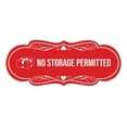 thumbnail image 1 of Signs ByLITA Designer No Storage Permitted Sign (Red) - Medium, 1 of 5