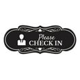 thumbnail image 1 of Signs ByLITA Designer Please Check In Sign (Black) - Large, 1 of 5