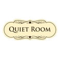 thumbnail image 1 of Signs ByLITA Designer Quiet Room Sign (Ivory/Dark Brown) - Large, 1 of 5