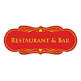thumbnail image 1 of Signs ByLITA Designer Restaurant & Bar Sign (Red/Yellow) - Large, 1 of 5