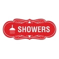 thumbnail image 1 of Signs ByLITA Designer Showers Sign (Red) - Medium, 1 of 5