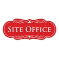 thumbnail image 1 of Signs ByLITA Designer Site Office Sign (Red) - Large, 1 of 5