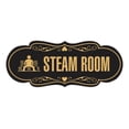 thumbnail image 1 of Signs ByLITA Designer Steam Room Sign (Black Gold) - Medium, 1 of 5