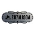 thumbnail image 1 of Signs ByLITA Designer Steam Room Sign (Brushed Silver) - Medium, 1 of 5