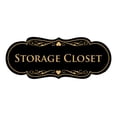 thumbnail image 1 of Signs ByLITA Designer Storage Closet Sign (Black Gold) - Medium, 1 of 5