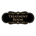 thumbnail image 1 of Signs ByLITA Designer Treatment Room Sign (Black /Gold) - Small, 1 of 5