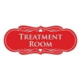 thumbnail image 1 of Signs ByLITA Designer Treatment Room Sign (Red) - Small, 1 of 5
