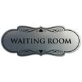 thumbnail image 1 of Signs ByLITA Designer Waiting Room Sign - Easy Installation | Durable Wall or Door Sign (Brushed Silver) - Large, 1 of 3
