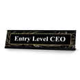 thumbnail image 1 of Signs ByLITA Entry Level CEO, Designer Series Desk Sign, Novelty Nameplate (2 x 8"), 1 of 3