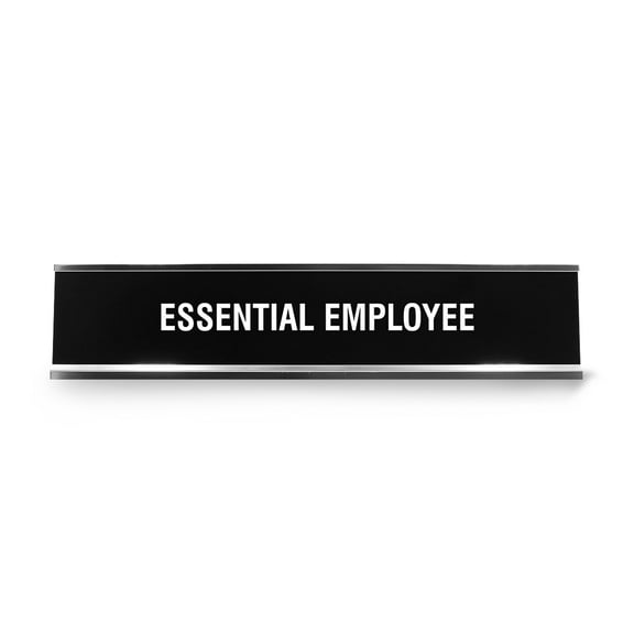 Signs ByLITA Essential Employee Novelty Desk Sign