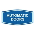 thumbnail image 1 of Signs ByLITA Fancy Automatic Doors Sign (Blue) - Large, 1 of 5