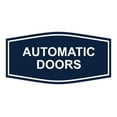 thumbnail image 1 of Signs ByLITA Fancy Automatic Doors Sign (Navy Blue / White) - Large, 1 of 5