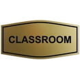 thumbnail image 1 of Signs ByLITA Fancy Classroom Sign - Laser-Engraved Lettering | Durable ABS Plastic | Vibrant Colors | Powerful Foam Tape (Brushed Gold) - Medium, 1 of 3