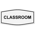 thumbnail image 1 of Signs ByLITA Fancy Classroom Sign - Laser-Engraved Lettering | Durable ABS Plastic | Vibrant Colors | Powerful Foam Tape (White) - Large, 1 of 3