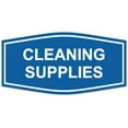 thumbnail image 1 of Signs ByLITA Fancy Cleaning Supplies Sign - Laser-Engraved Lettering | Durable ABS Plastic | Vibrant Colors | Powerful Foam Tape (Blue) - Small, 1 of 3