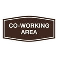 thumbnail image 1 of Signs ByLITA Fancy Co-Working Area Sign (Dark Brown) - Medium, 1 of 5