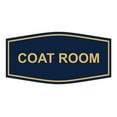 thumbnail image 1 of Signs ByLITA Fancy Coat Room Sign (Navy Blue/Gold) - Medium, 1 of 5