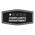 thumbnail image 1 of Signs ByLITA Fancy Complaints Department Funny Office Sign (Black) - Large, 1 of 6