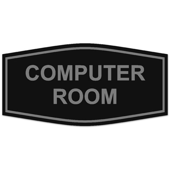 Signs ByLITA Fancy Computer Room Sign - Laser-Engraved Lettering ...