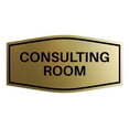 thumbnail image 1 of Signs ByLITA Fancy Consulting Room Sign (Brushed Gold) - Large, 1 of 5