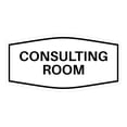 thumbnail image 1 of Signs ByLITA Fancy Consulting Room Sign (White) - Large, 1 of 5