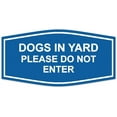 thumbnail image 1 of Signs ByLITA Fancy Dogs In Yard Please Do Not Enter Sign - Laser-Engraved Lettering | Durable ABS Plastic | Vibrant Colors | Powerful Foam Tape (Blue) - Large, 1 of 2