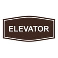thumbnail image 1 of Signs ByLITA Fancy Elevator Sign (Dark Brown) - Medium, 1 of 5