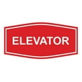 thumbnail image 1 of Signs ByLITA Fancy Elevator Sign (Red) - Medium, 1 of 5