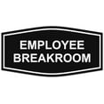thumbnail image 1 of Signs ByLITA Fancy Employee Breakroom Sign - Laser-Engraved Lettering | Durable ABS Plastic | Vibrant Colors | Powerful Foam Tape (Black) - Small, 1 of 2