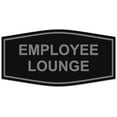 thumbnail image 1 of Signs ByLITA Fancy Employee Lounge Sign - Laser-Engraved Lettering | Durable ABS Plastic | Vibrant Colors | Powerful Foam Tape (Black / Silver) - Medium, 1 of 2