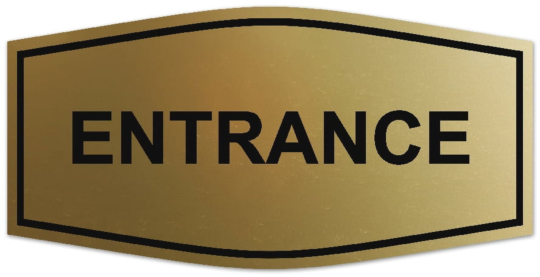 Signs ByLITA Fancy Entrance Sign - Laser-Engraved Lettering | Durable ...