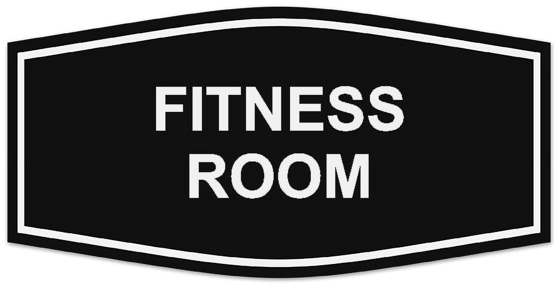 Fancy Stretch Sign Signs ByLITA Fancy Fitness Room Sign - Laser-Engraved Lettering ...