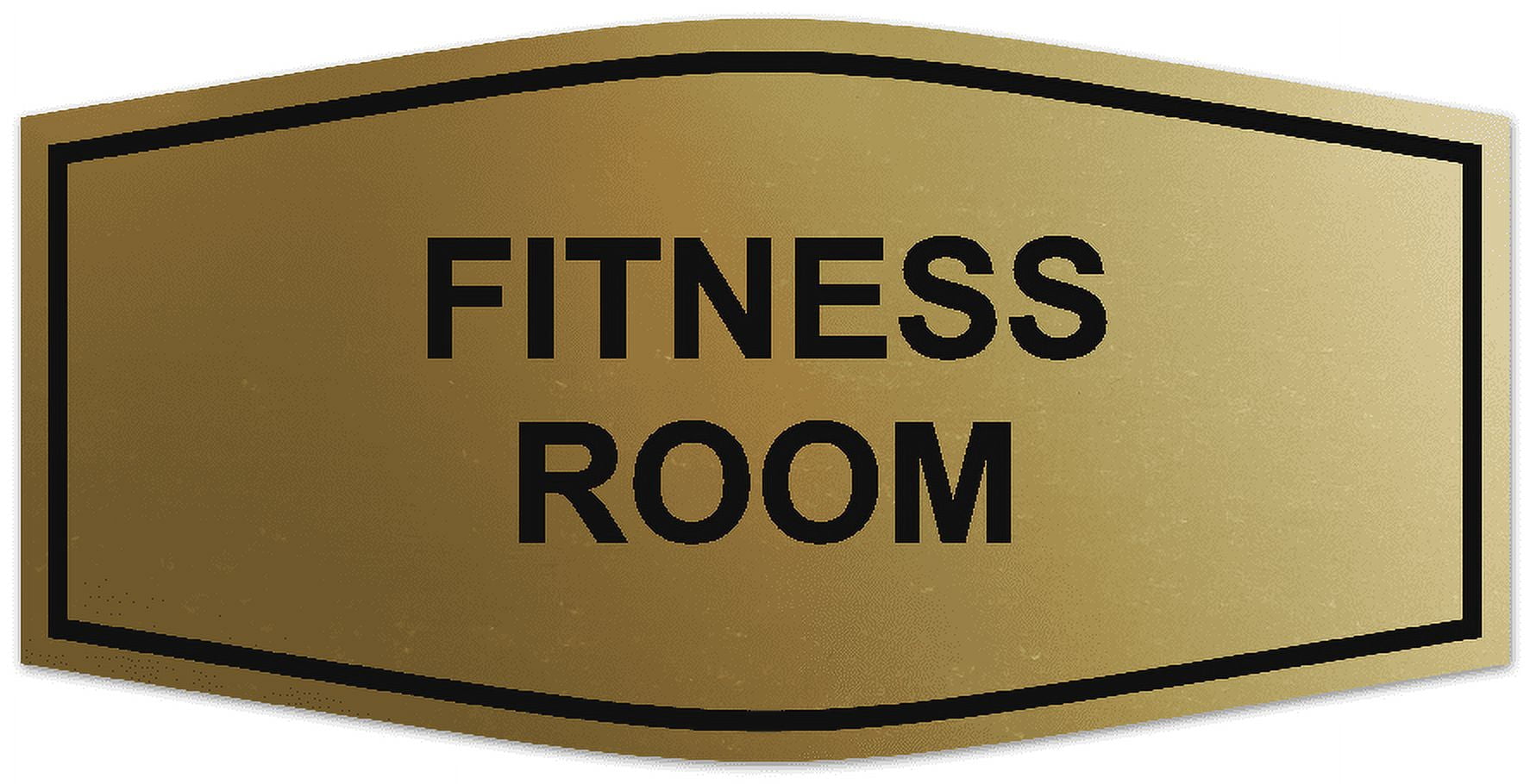 Fancy Stretch Sign Signs ByLITA Fancy Fitness Room Sign - Laser-Engraved Lettering ...