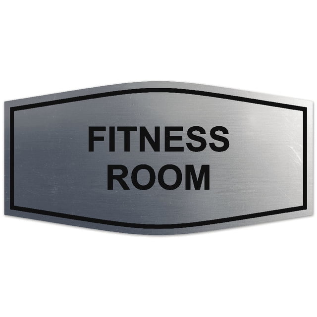 Fancy Room Sign Signs ByLITA Fancy Fitness Room Sign - Laser-Engraved Lettering ...