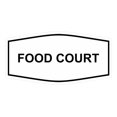 thumbnail image 1 of Signs ByLITA Fancy Food Court Sign (White) - Small, 1 of 5