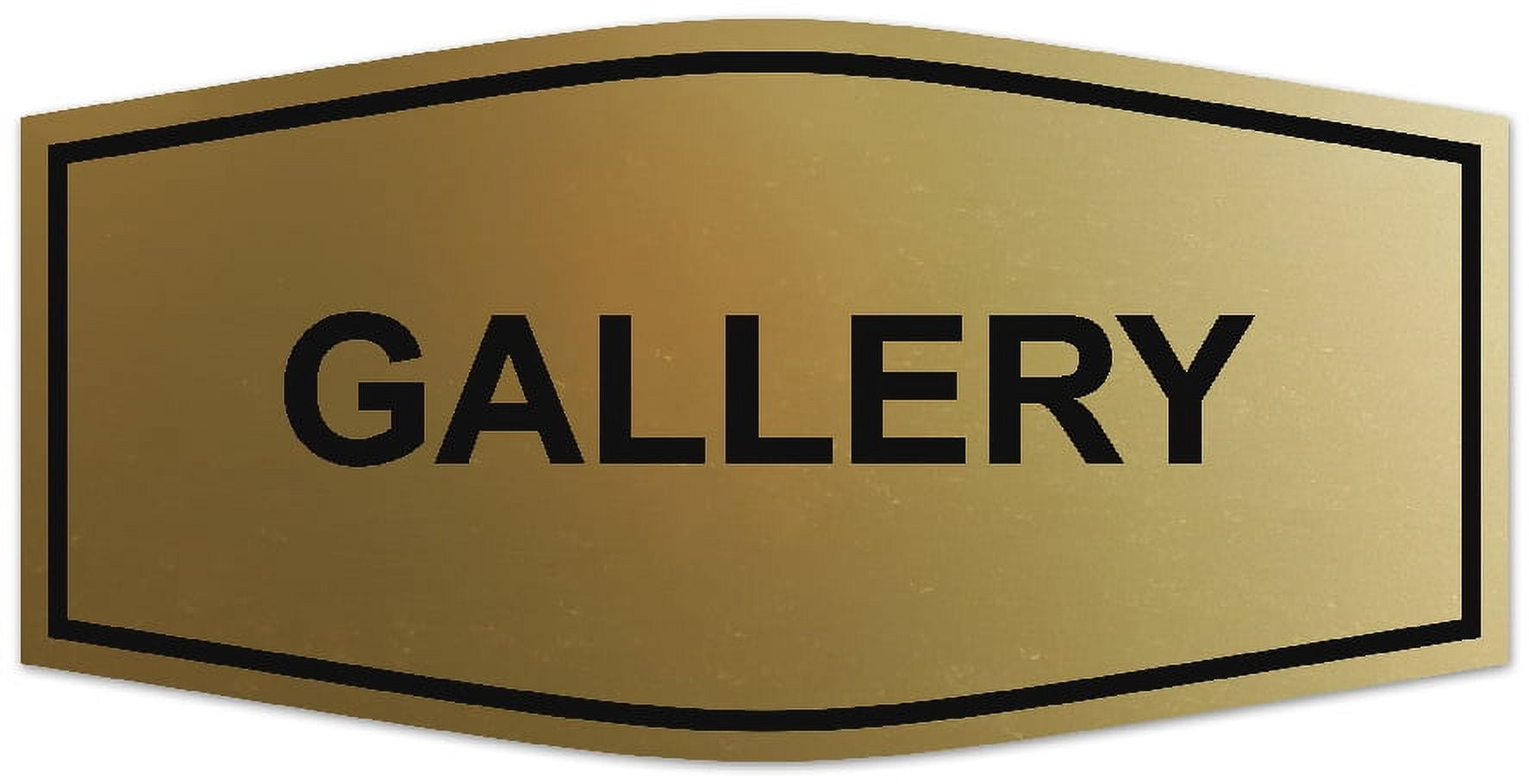 Getting Fancy Sign Signs ByLITA Fancy Gallery Sign - Laser-Engraved Lettering | Durable ...