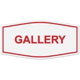 thumbnail image 1 of Signs ByLITA Fancy Gallery Sign - Laser-Engraved Lettering | Durable ABS Plastic | Vibrant Colors | Powerful Foam Tape (White/Red) - Small, 1 of 2