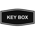 thumbnail image 1 of Signs ByLITA Fancy Key Box Sign - Laser-Engraved Lettering | Durable ABS Plastic | Vibrant Colors | Powerful Foam Tape (Black) - Small, 1 of 2