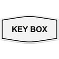thumbnail image 1 of Signs ByLITA Fancy Key Box Sign - Laser-Engraved Lettering | Durable ABS Plastic | Vibrant Colors | Powerful Foam Tape (White) - Small, 1 of 2